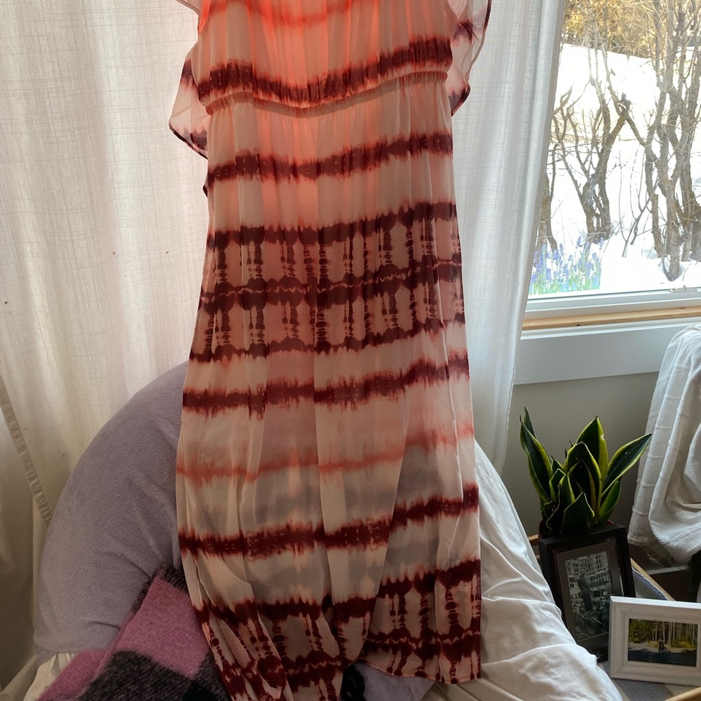 Off the shoulder Maxi dress.  NWT